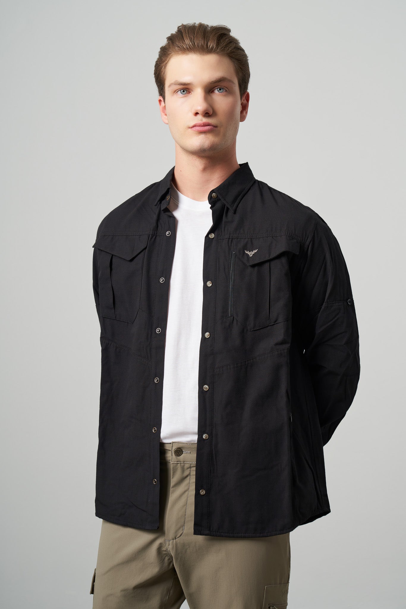 Archer Camp Shark Ripstop Fabric Shirt