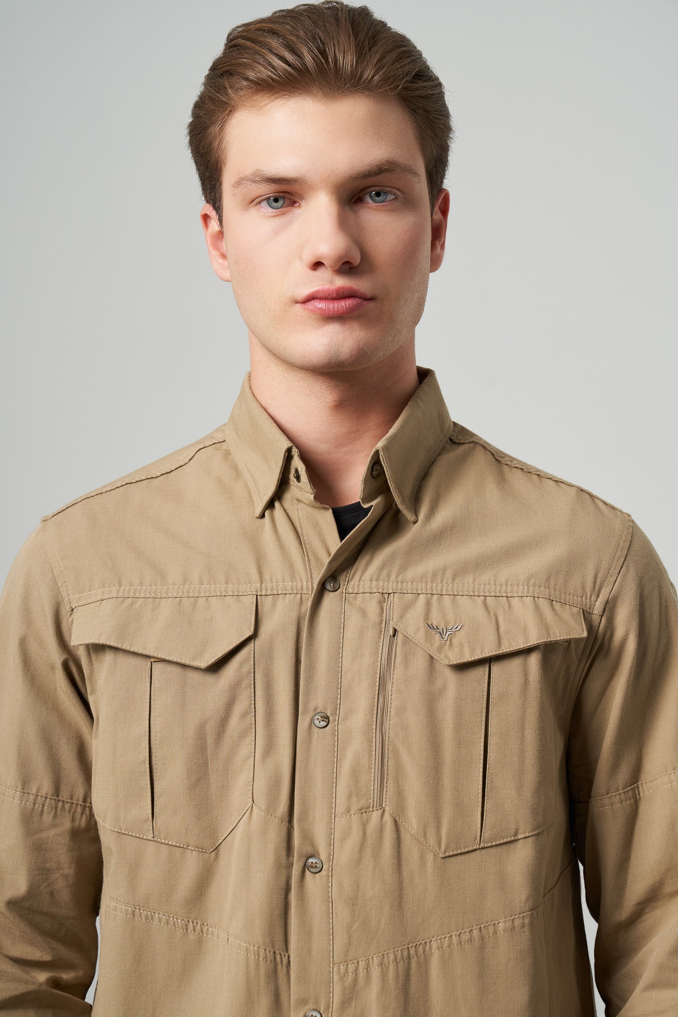Archer Camp Shark Ripstop Fabric Shirt