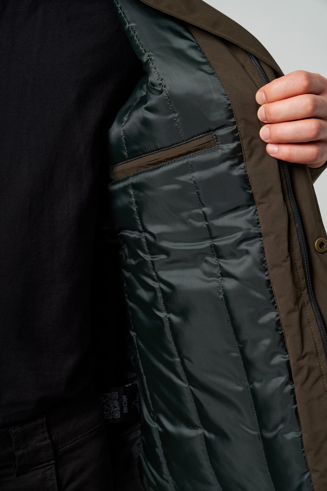 Archer Camp Kos Hooded Suede Cold Climate Coat